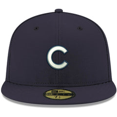 Chicago Cubs New Era White Logo 59FIFTY Fitted Hat - MLB Hats
