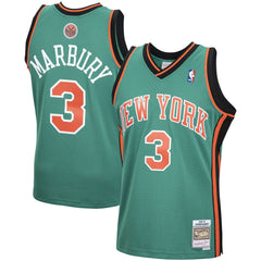 Green Stephon Marbury New York Knicks 2006/07 Hardwood Classics Swingman Jersey | NBA