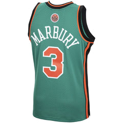 Green Stephon Marbury New York Knicks 2006/07 Hardwood Classics Swingman Jersey | NBA