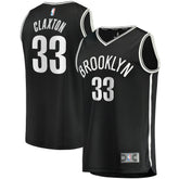 Black Nicolas Claxton Brooklyn Nets Fast Break Replica Jersey | NBA