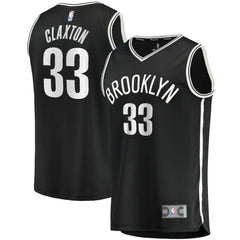 Black Nicolas Claxton Brooklyn Nets Fast Break Replica Jersey | NBA
