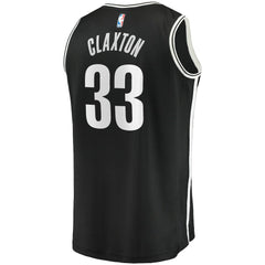 Black Nicolas Claxton Brooklyn Nets Fast Break Replica Jersey | NBA