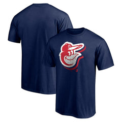 Baltimore Orioles Red White and Team T-Shirt - MLB T-shirts