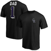 Colorado Rockies Number One Dad T-Shirt - MLB T-shirts