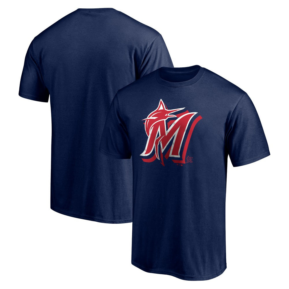 Miami Marlins Red White and Team T-Shirt - MLB T-shirts