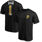 Pittsburgh Pirates Number One Dad T-Shirt - MLB T-shirts
