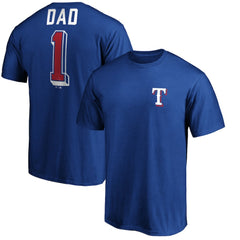 Texas Rangers Number One Dad T-Shirt - MLB T-shirts