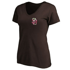 San Diego Padres Women's Mother's Day V-Neck T-Shirt - MLB T-shirts