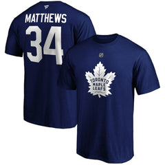 Auston Matthews Toronto Maple Leafs Fanatics Big & Tall Name & Number T-Shirt - NHL T-shirts
