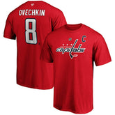 Alexander Ovechkin Washington Capitals Fanatics Big & Tall Captain Patch Name & Number T-Shirt - NHL T-shirts
