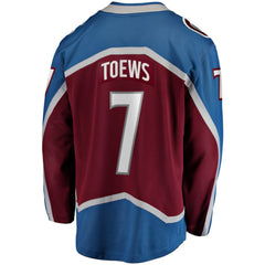 Devon Toews Colorado Avalanche Fanatics Home Breakaway Player Jersey - NHL Jerseys