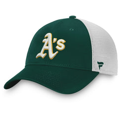 Athletics Fanatics Team Core Unstructured Trucker Adjustable Hat - MLB Hats