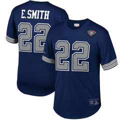 Dallas Cowboys Emmitt Smith Retired Player Name & Number Mesh Top | NFL Discount