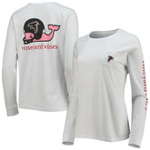 Atlanta Falcons Vineyard Vines Women's Helmet Long Sleeve T-Shirt | NFL Outlet