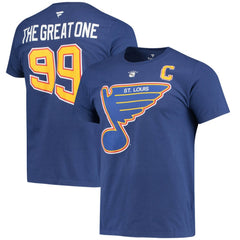 Wayne Gretzky St. Louis Blues Fanatics Authentic Stack Retired Player Nickname & Number T-Shirt - NHL T-shirts