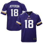 Minnesota Vikings Justin Jefferson Youth Game Jersey | NFL On sale