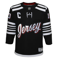 Nico Hischier New Jersey Devils Youth 2021/22 Alternate Premier Player Jersey - NHL Jerseys