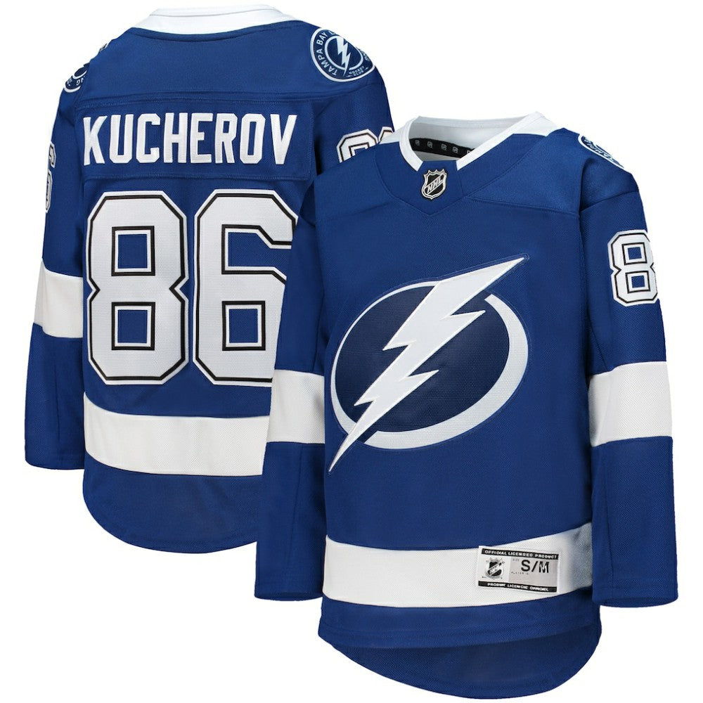 Nikita Kucherov Tampa Bay Lightning Youth Home Premier Player Jersey - NHL Jerseys