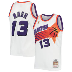White Steve Nash Phoenix Suns 1996/97 Hardwood Classics Swingman Jersey | NBA