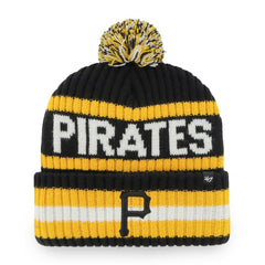 Pittsburgh Pirates '47 Bering Cuffed Knit Hat with Pom - MLB Hats