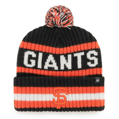 San Francisco Giants '47 Bering Cuffed Knit Hat with Pom - MLB Hats