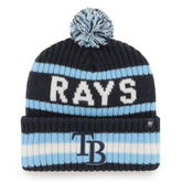 Tampa Bay Rays '47 Bering Cuffed Knit Hat with Pom - MLB Hats