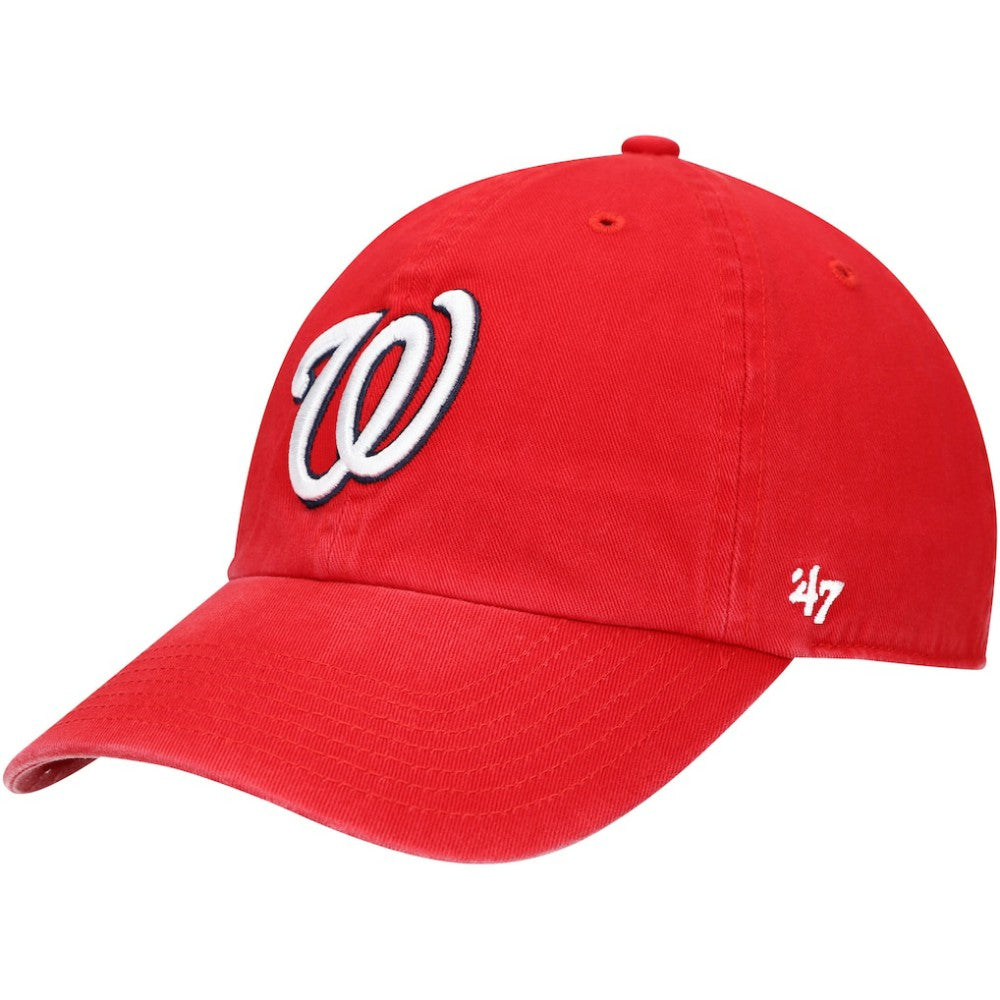 Washington Nationals '47 Youth Team Logo Clean Up Adjustable Hat - MLB Hats