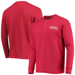 San Francisco 49ers Dunbrooke Logo Maverick Thermal Henley Long Sleeve T-Shirt | NFL Sale