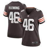 Cleveland Browns Don Fleming Women's Retired Player Jersey | NFL Near me