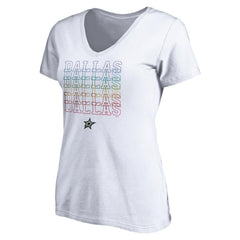 Dallas Stars Women's City Pride V-Neck T-Shirt - NHL T-shirts