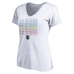 Los Angeles Kings Women's City Pride V-Neck T-Shirt - NHL T-shirts