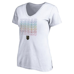 Vegas Golden Knights Women's City Pride V-Neck T-Shirt - NHL T-shirts