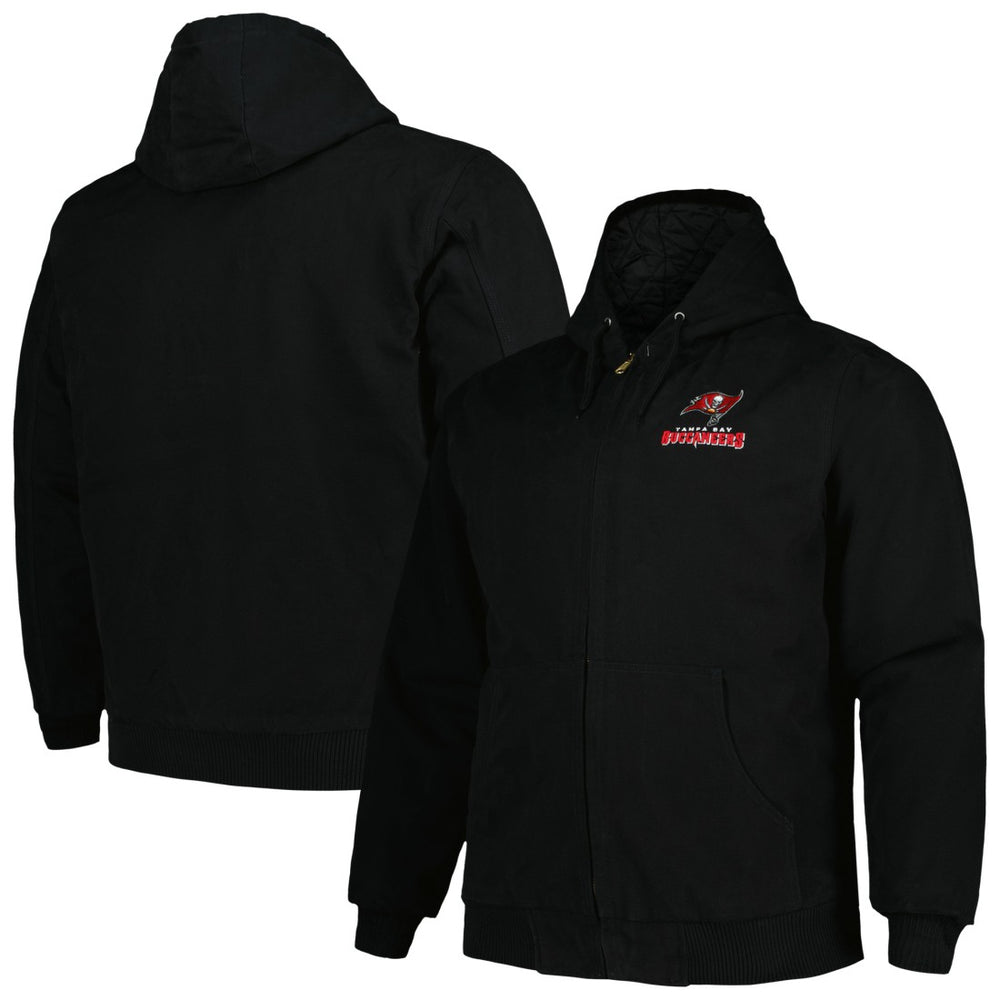 Tampa Bay Buccaneers Dunbrooke Big & Tall Dakota Canvas Hoodie Full-Zip Jacket | NFL Hot