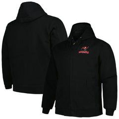 Tampa Bay Buccaneers Dunbrooke Big & Tall Dakota Canvas Hoodie Full-Zip Jacket | NFL Hot