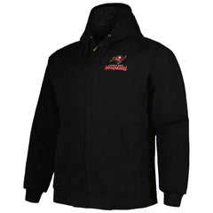 Tampa Bay Buccaneers Dunbrooke Big & Tall Dakota Canvas Hoodie Full-Zip Jacket | NFL Hot