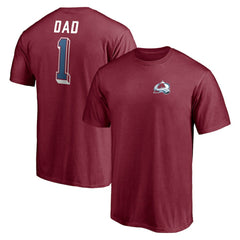 Colorado Avalanche Number One Dad Logo T-Shirt - NHL T-shirts