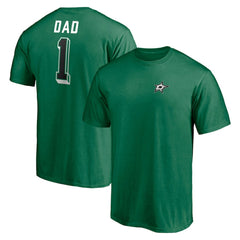Dallas Stars Number One Dad Logo T-Shirt - NHL T-shirts