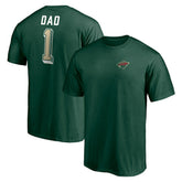 Minnesota Wild Number One Dad Logo T-Shirt - NHL T-shirts