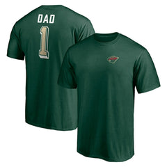 Minnesota Wild Number One Dad Logo T-Shirt - NHL T-shirts