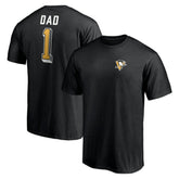 Pittsburgh Penguins Number One Dad Logo T-Shirt - NHL T-shirts