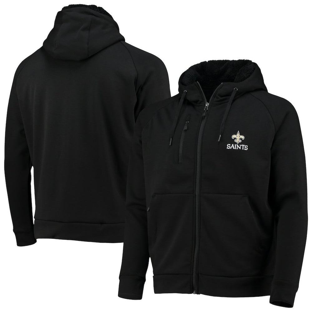 New Orleans Saints Dunbrooke Shag Tri-Blend Full-Zip Raglan Hoodie | NFL Online