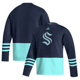 Seattle Kraken adidas Logo AEROREADY Pullover Sweater - NHL Pullover