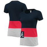 Atlanta Braves Refried Apparel Women's Sustainable Fitted T-Shirt - MLB T-shirts