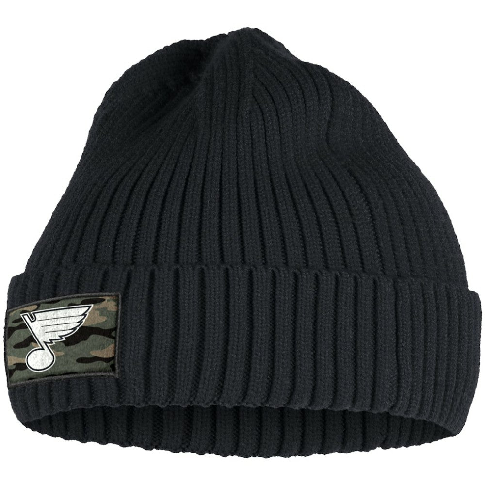 St. Louis Blues adidas Military Appreciation Cuffed Knit Hat - NHL Hats