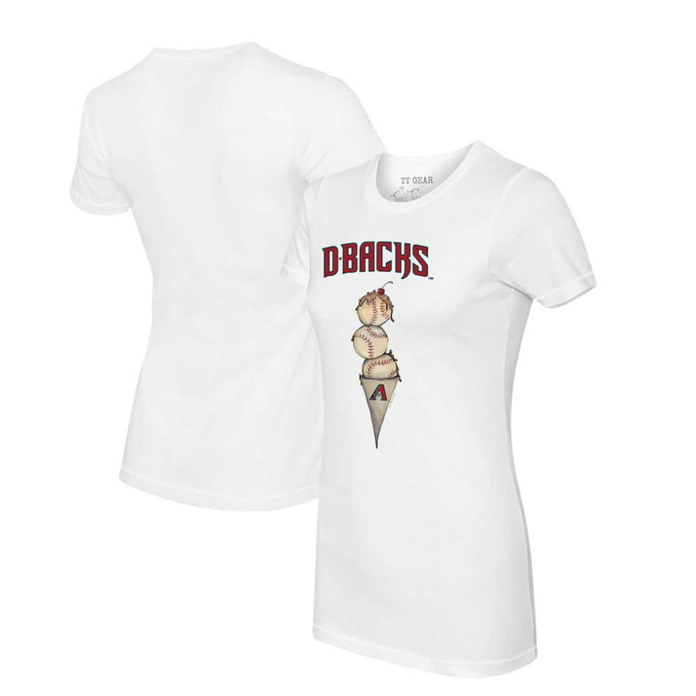 Arizona Diamondbacks Tiny Turnip Women's Triple Scoop T-Shirt - MLB T-shirts