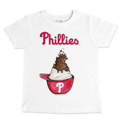 Philadelphia Phillies Tiny Turnip Youth Sundae Helmet T-Shirt - MLB T-shirts