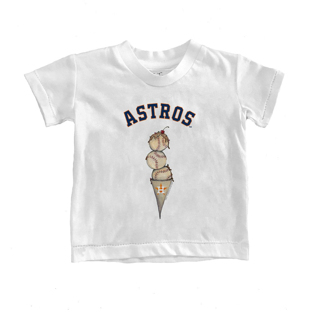 Houston Astros Tiny Turnip Youth Triple Scoop T-Shirt - MLB T-shirts