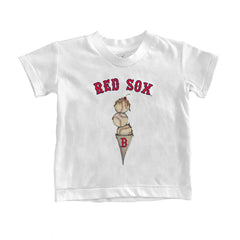 Boston Red Sox Tiny Turnip Youth Triple Scoop T-Shirt - MLB T-shirts