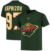 Kirill Kaprizov Minnesota Wild Youth Player Name & Number T-Shirt - NHL T-shirts