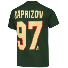 Kirill Kaprizov Minnesota Wild Youth Player Name & Number T-Shirt - NHL T-shirts